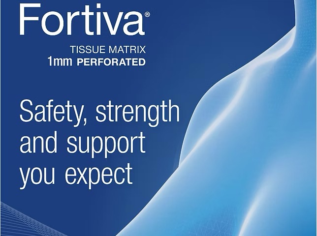Fortiva porcine dermis tissue matrix product overview