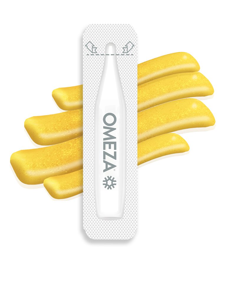 OMEZA Device with strips